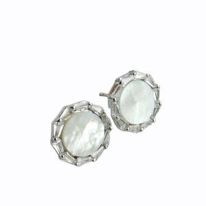 NEW sterling silver mother of pearl earrings